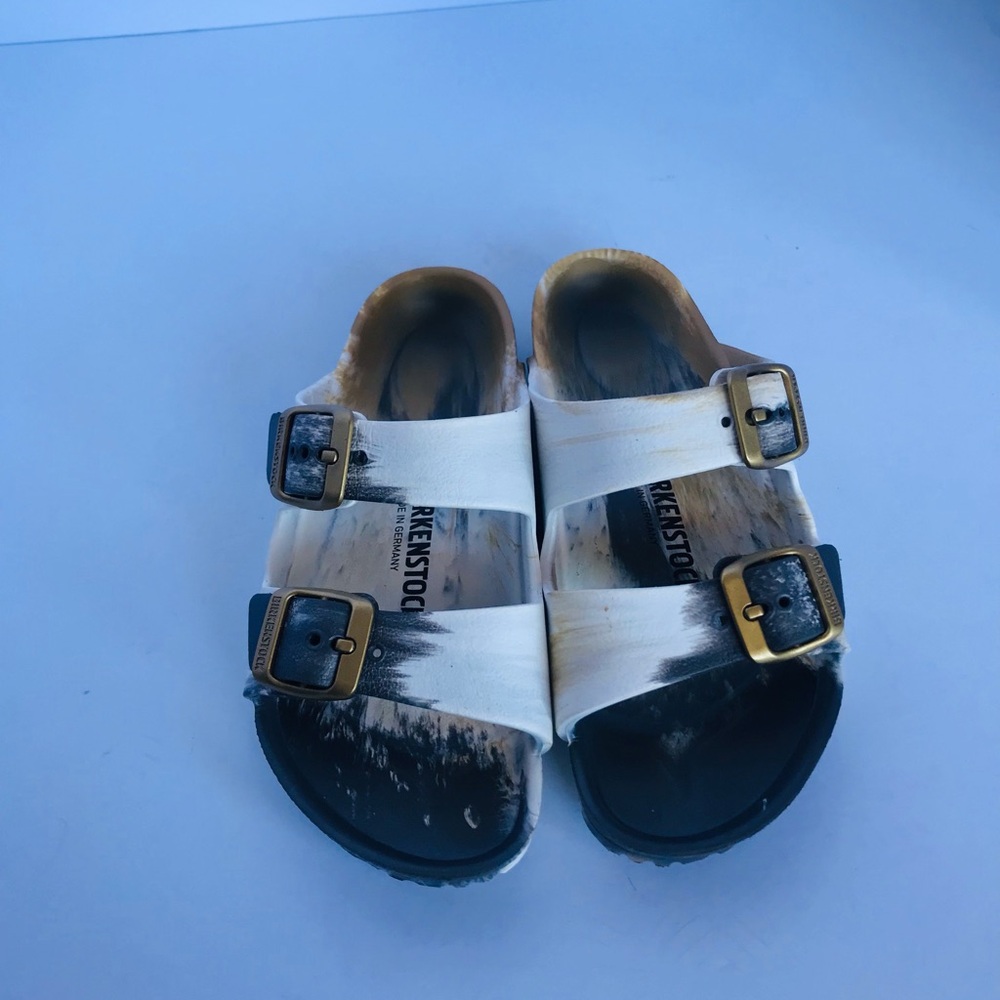 Birkenstock Kids Sandals - Black and White - Picture 2 of 5